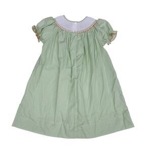 NWT Lulu Bebe 4T Pumpkin Smocked Dress